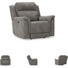 image:imageSignature Design by Ashley Power Reclining Sofa Living Room Couch SandGrey