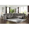 image:imageSignature Design by Ashley Power Reclining Sofa Living Room Couch SandSlate Gray