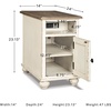 image:imageSignature Design by Ashley Realyn Chairside End Table with StorageAntique White