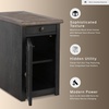image:imageSignature Design by Ashley Realyn Chairside End Table with StorageBlackish Brown