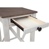 image:imageSignature Design by Ashley Realyn Chairside End Table with StorageGray  White