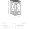 image:imageSignature Design by Ashley Realyn Chairside End Table with StorageGray  White