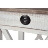 image:imageSignature Design by Ashley Realyn Chairside End Table with StorageGray  White