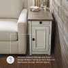 image:imageSignature Design by Ashley Realyn Chairside End Table with StorageWhitewash