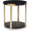 image:imageSignature Design by Ashley Round Coffee Table and End Table Set of 3Black