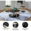 image:imageSignature Design by Ashley Round Coffee Table and End Table Set of 3Black