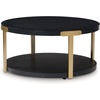 image:imageSignature Design by Ashley Round Coffee Table and End Table Set of 3Black