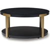image:imageSignature Design by Ashley Round Coffee Table and End Table Set of 3Black