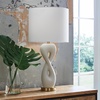 image:imageSignature Design by Ashley Sculptural Table Lamp White and Gold