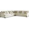 image:imageSignature Design by Ashley Sectionals Large L Shape Sectional Couch BeigeBeige