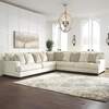 image:imageSignature Design by Ashley Sectionals Large L Shape Sectional Couch BeigeBeige