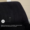 image:imageSignature Design by Ashley SimpleJoy Corduroy Sofa 3 Seater Black CouchBlack