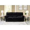 image:imageSignature Design by Ashley SimpleJoy Corduroy Sofa 3 Seater Black CouchBlack