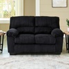 image:imageSignature Design by Ashley SimpleJoy Corduroy Sofa 3 Seater Black CouchBlack
