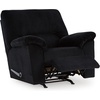 image:imageSignature Design by Ashley SimpleJoy Corduroy Sofa 3 Seater Black CouchBlack