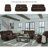 image:imageSignature Design by Ashley SimpleJoy Corduroy Sofa 3 Seater Black CouchDark Chocolate
