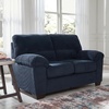 image:imageSignature Design by Ashley SimpleJoy Corduroy Sofa 3 Seater Black CouchNavy