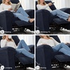 image:imageSignature Design by Ashley SimpleJoy Corduroy Sofa 3 Seater Black CouchNavy
