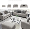 image:imageSignature Design by Ashley Sofa 97 in Gray Chenille No Assembly Required