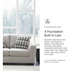image:imageSignature Design by Ashley Sofa 97 in Gray Chenille No Assembly Required