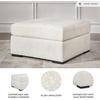image:imageSignature Design by Ashley Soletren Oversized Ottoman StoneIvory
