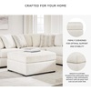 image:imageSignature Design by Ashley Soletren Oversized Ottoman StoneIvory