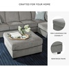 image:imageSignature Design by Ashley Soletren Oversized Ottoman StoneLight Gray