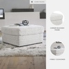 image:imageSignature Design by Ashley Soletren Oversized Ottoman StoneWhite