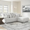 image:imageSignature Design by Ashley Top Tier Rocker Recliner Chair Oversized Wide Seat Cozy Corduroy Velvet Polyester Upholstery Manual Pull Tab Lounge Chair for Living Room No Assembly Required ChocolateWhite