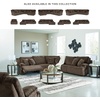image:imageSignature Design by Ashley Top Tier Rocker Recliner Chair Oversized Wide Seat Cozy Corduroy Velvet Polyester Upholstery Manual Pull Tab Lounge Chair for Living Room No Assembly Required ChocolateChocolate Brown
