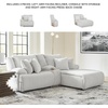 image:imageSignature Design by Ashley Top Tier Rocker Recliner Chair Oversized Wide Seat Cozy Corduroy Velvet Polyester Upholstery Manual Pull Tab Lounge Chair for Living Room No Assembly Required ChocolateWhite