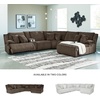 image:imageSignature Design by Ashley Top Tier Rocker Recliner Chair Oversized Wide Seat Cozy Corduroy Velvet Polyester Upholstery Manual Pull Tab Lounge Chair for Living Room No Assembly Required ChocolateChocolate Brown