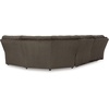 image:imageSignature Design by Ashley Top Tier Rocker Recliner Chair Oversized Wide Seat Cozy Corduroy Velvet Polyester Upholstery Manual Pull Tab Lounge Chair for Living Room No Assembly Required ChocolateChocolate Brown