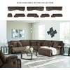 image:imageSignature Design by Ashley Top Tier Rocker Recliner Chair Oversized Wide Seat Cozy Corduroy Velvet Polyester Upholstery Manual Pull Tab Lounge Chair for Living Room No Assembly Required ChocolateChocolate Brown