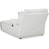 image:imageSignature Design by Ashley Top Tier Rocker Recliner Chair Oversized Wide Seat Cozy Corduroy Velvet Polyester Upholstery Manual Pull Tab Lounge Chair for Living Room No Assembly Required ChocolateWhite