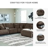 image:imageSignature Design by Ashley Top Tier Rocker Recliner Chair Oversized Wide Seat Cozy Corduroy Velvet Polyester Upholstery Manual Pull Tab Lounge Chair for Living Room No Assembly Required ChocolateChocolate Brown