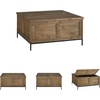 image:imageSignature Design by Ashley Torlanta Lift Top Coffee Table 36 W Square Light BrownBlack Centerpiece Casual Living Room Furniture Solid Wood Frame Birch Veneer MDF Substrate amp Steel