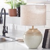 image:imageSignature Design by Ashley Waldish Rustic Metal Bedside Table Lamp CreamCreamBeige