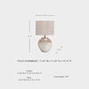 image:imageSignature Design by Ashley Waldish Rustic Metal Bedside Table Lamp CreamCreamBeige