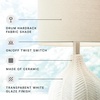 image:imageSignature Design by Ashley Waldish Rustic Metal Bedside Table Lamp CreamOffWhite