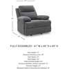 image:imageSignature Design by Ashley Yarrow Lane Traditional Manual Rocker ReclinerCharcoal