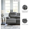 image:imageSignature Design by Ashley Yarrow Lane Traditional Manual Rocker ReclinerCharcoal