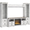 image:imageSignature Design by Ashley Bellaby 63 in TV Stand WhitewashWhitewashBrown