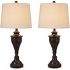 image:imageSignature Design by Ashley Deidra Metal Table Lamp Set of 2 BlackWhite