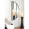image:imageSignature Design by Ashley Denlow Accent Mirror Black Half Moon Mirror