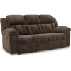 image:imageSignature Design by Ashley Frohn Manual Rocker Recliner Chair GraphiteDark Brown