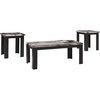 image:imageSignature Design by Ashley Jazmore 3Piece Table Set Faux Marble Top