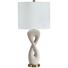 image:imageSignature Design by Ashley Sculptural Table Lamp White and Gold