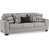 image:imageSignature Design by Ashley Sofa 97 in Gray Chenille No Assembly Required