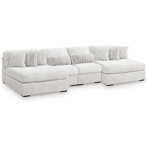 image:imageSignature Design by Ashley Cuddlesome 3Piece Modular Sectional White4Piece Sectional with Chaise